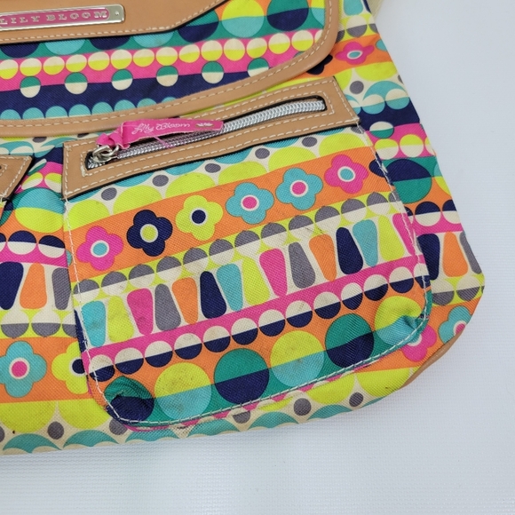 Lily Bloom Backpack Or Crossbody Vibrant Print Bag - Picture 7 of 9